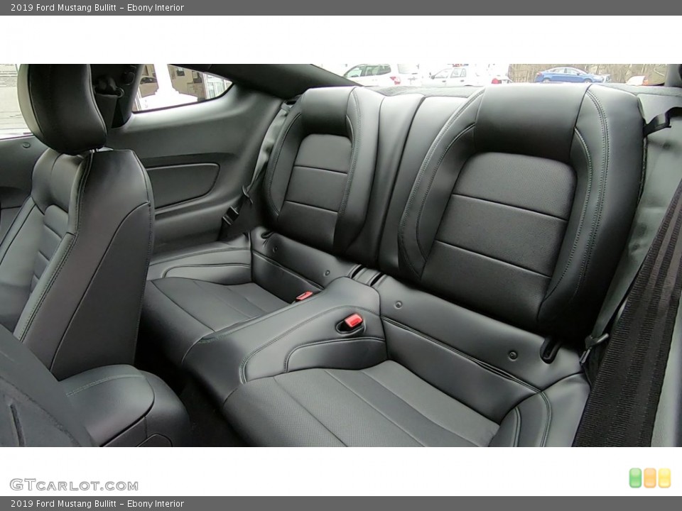 Ebony Interior Rear Seat for the 2019 Ford Mustang Bullitt #132859228