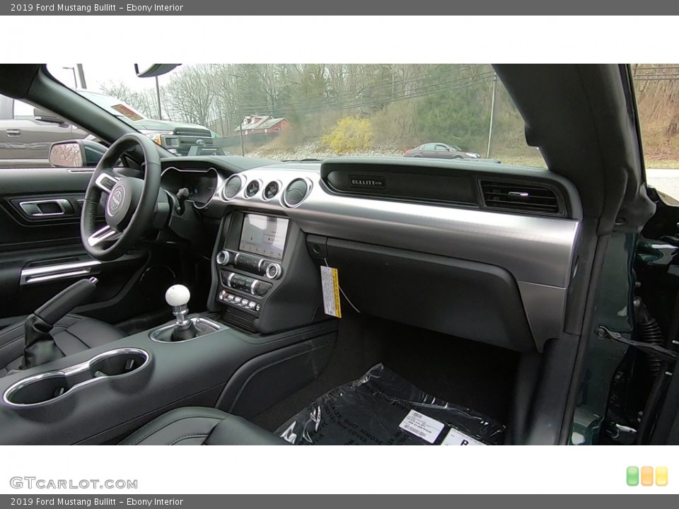 Ebony Interior Dashboard for the 2019 Ford Mustang Bullitt #132859306