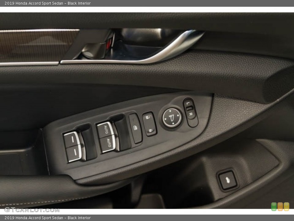 Black Interior Controls for the 2019 Honda Accord Sport Sedan #132863662