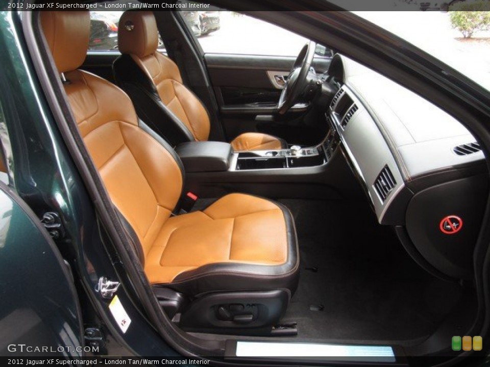 London Tan/Warm Charcoal Interior Photo for the 2012 Jaguar XF Supercharged #132864891