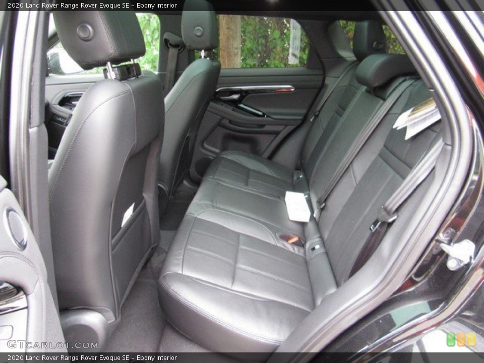 Ebony Interior Rear Seat for the 2020 Land Rover Range Rover Evoque SE #132866778