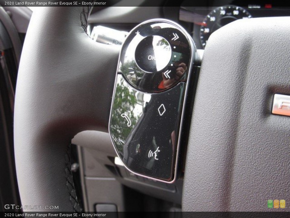 Ebony Interior Steering Wheel for the 2020 Land Rover Range Rover Evoque SE #132867096