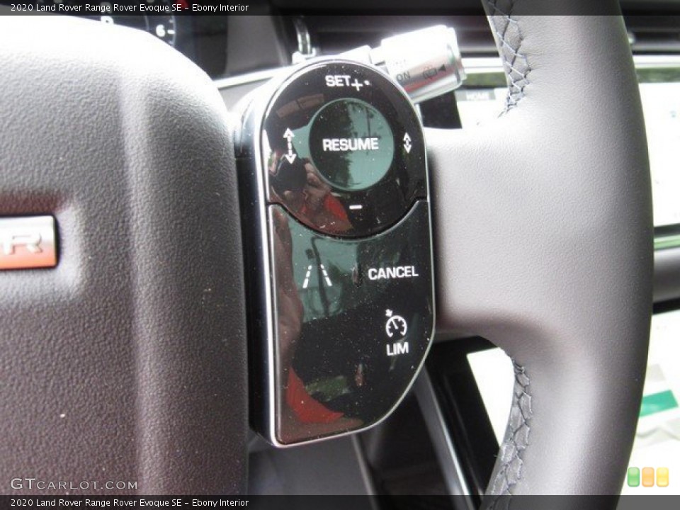 Ebony Interior Steering Wheel for the 2020 Land Rover Range Rover Evoque SE #132867102