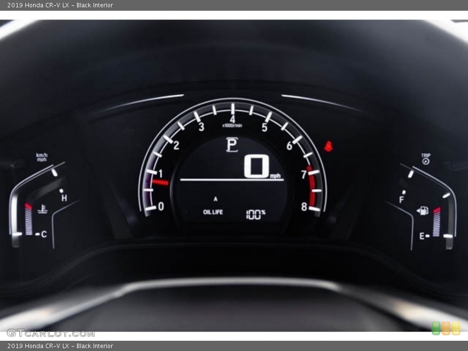 Black Interior Gauges for the 2019 Honda CR-V LX #132873426