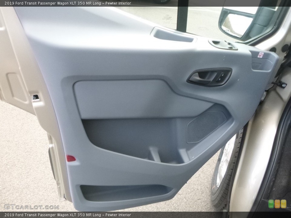 Pewter Interior Door Panel for the 2019 Ford Transit Passenger Wagon XLT 350 MR Long #132887585