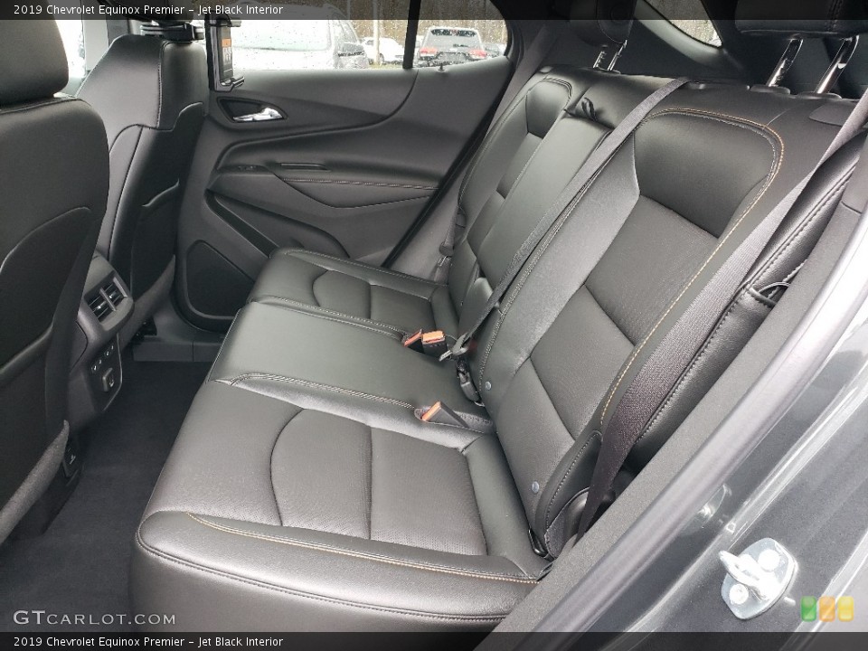 Jet Black Interior Rear Seat for the 2019 Chevrolet Equinox Premier #132889616