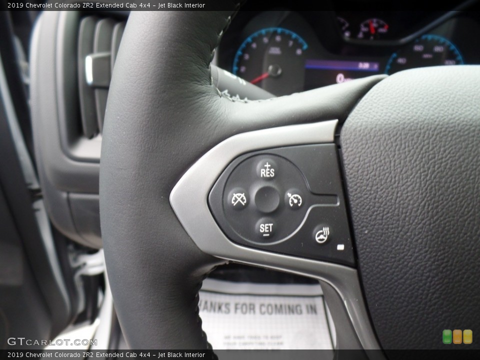 Jet Black Interior Steering Wheel for the 2019 Chevrolet Colorado ZR2 Extended Cab 4x4 #132895532