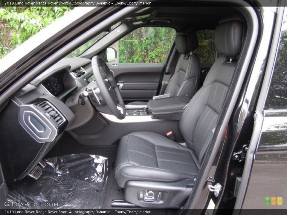 Ebony/Ebony Interior Front Seat for the 2019 Land Rover Range Rover Sport Autobiography Dynamic #132897125