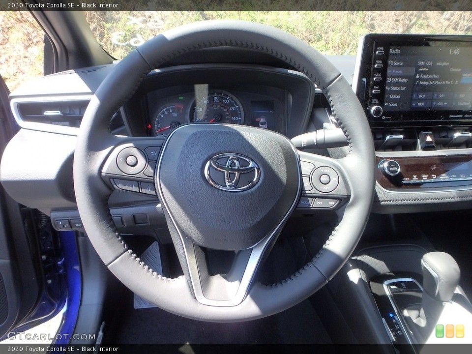 Black Interior Steering Wheel for the 2020 Toyota Corolla SE #132903906