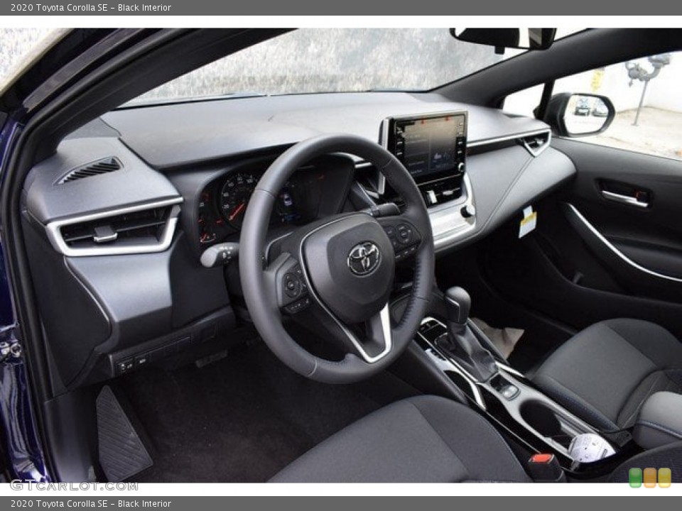 Black Interior Photo for the 2020 Toyota Corolla SE #132910149