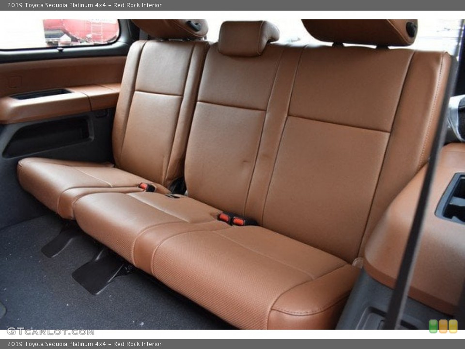 Red Rock Interior Rear Seat for the 2019 Toyota Sequoia Platinum 4x4 #132924849
