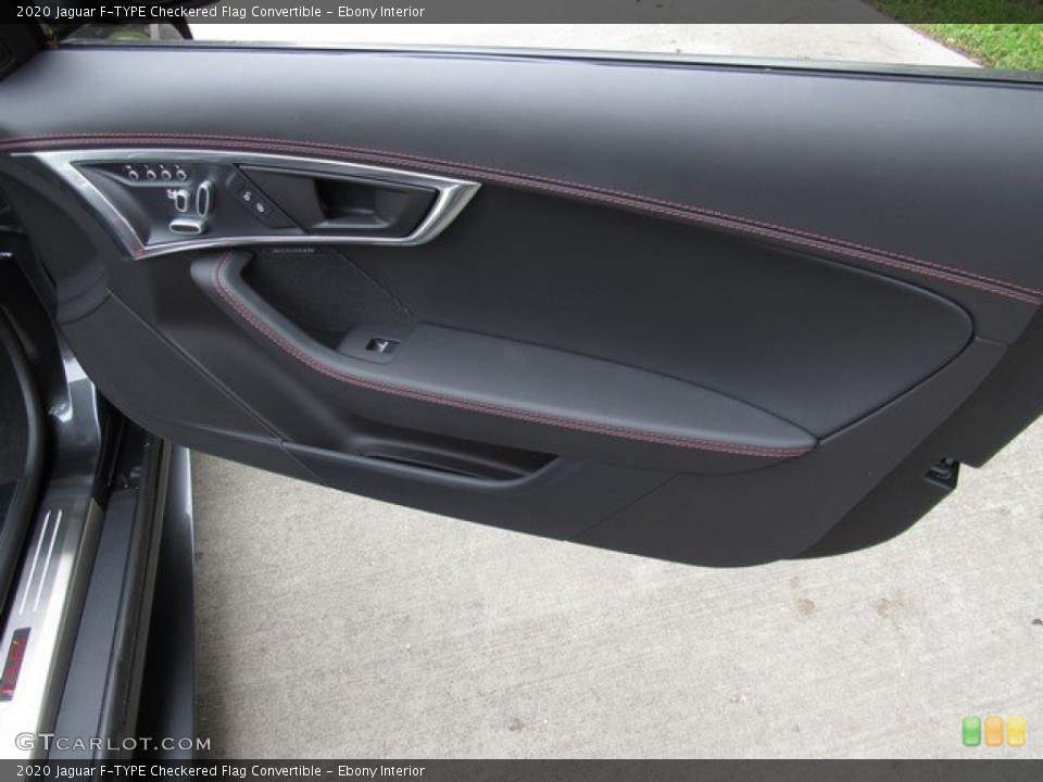 Ebony Interior Door Panel for the 2020 Jaguar F-TYPE Checkered Flag Convertible #132930735
