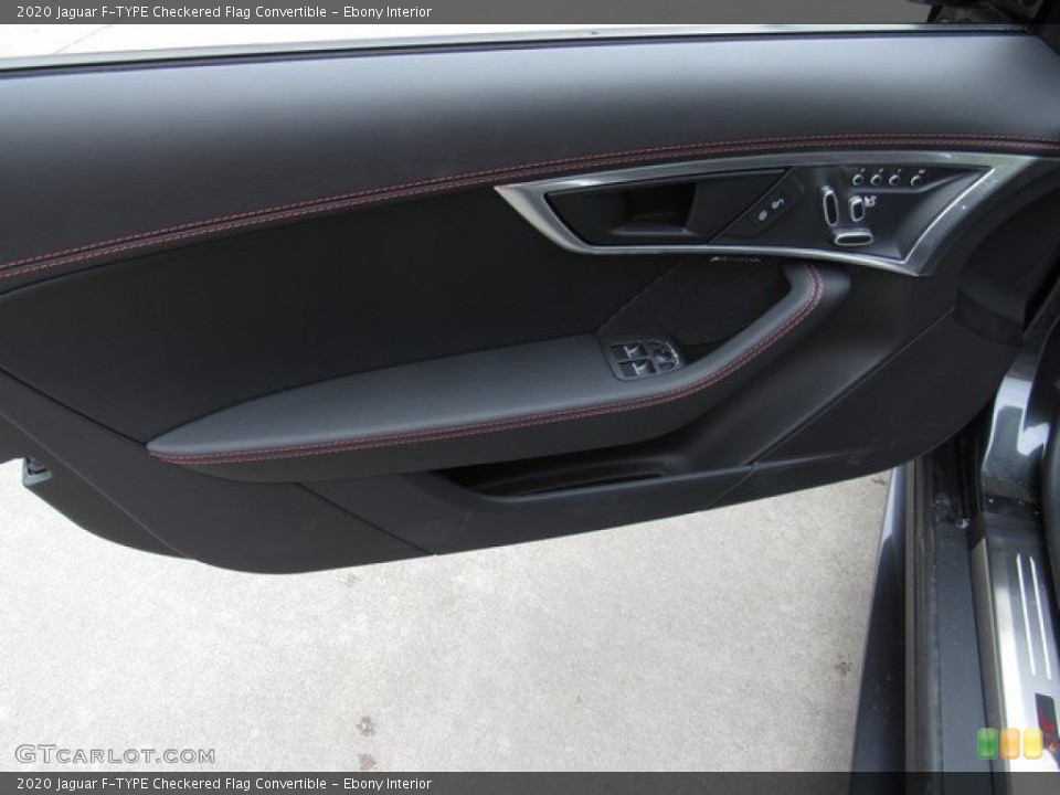 Ebony Interior Door Panel for the 2020 Jaguar F-TYPE Checkered Flag Convertible #132930801