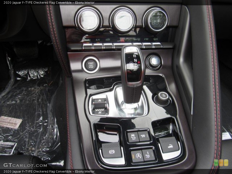 Ebony Interior Transmission for the 2020 Jaguar F-TYPE Checkered Flag Convertible #132930892
