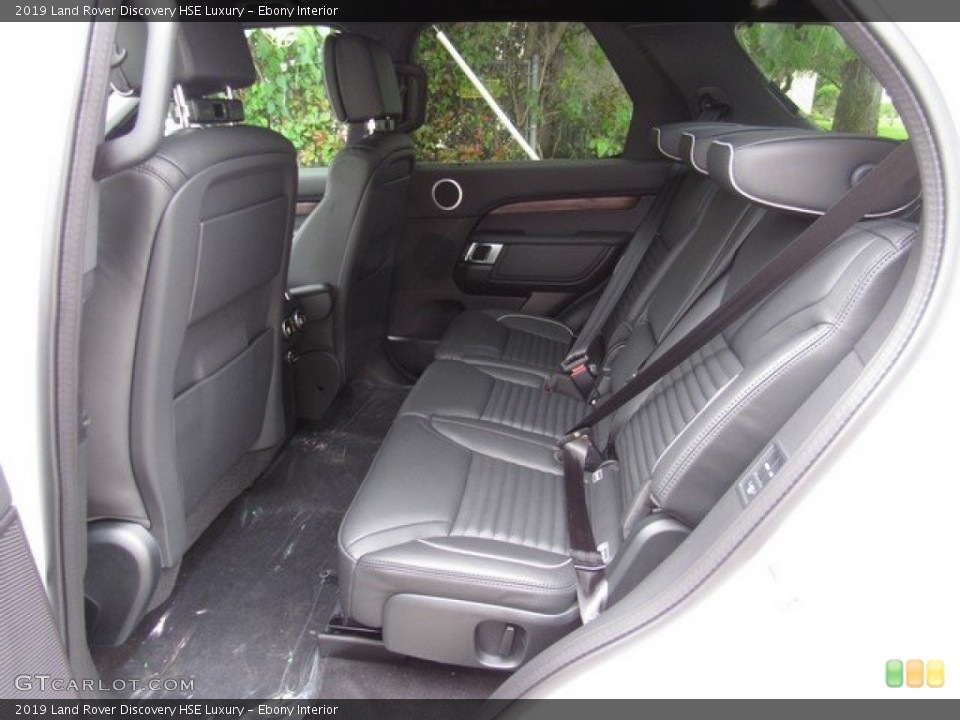 Ebony Interior Rear Seat for the 2019 Land Rover Discovery HSE Luxury #132932091