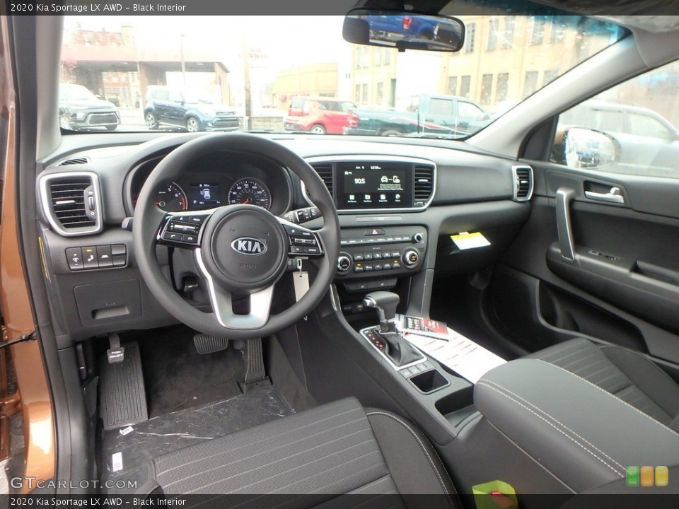Black Interior Photo for the 2020 Kia Sportage LX AWD #132938585