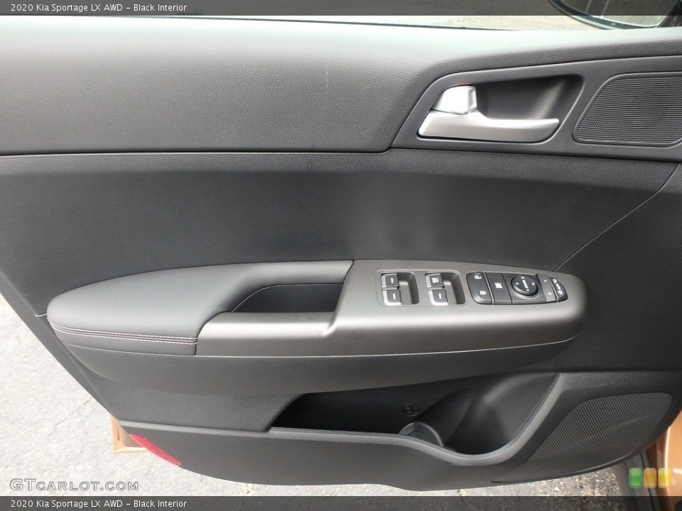 Black Interior Door Panel for the 2020 Kia Sportage LX AWD #132938624