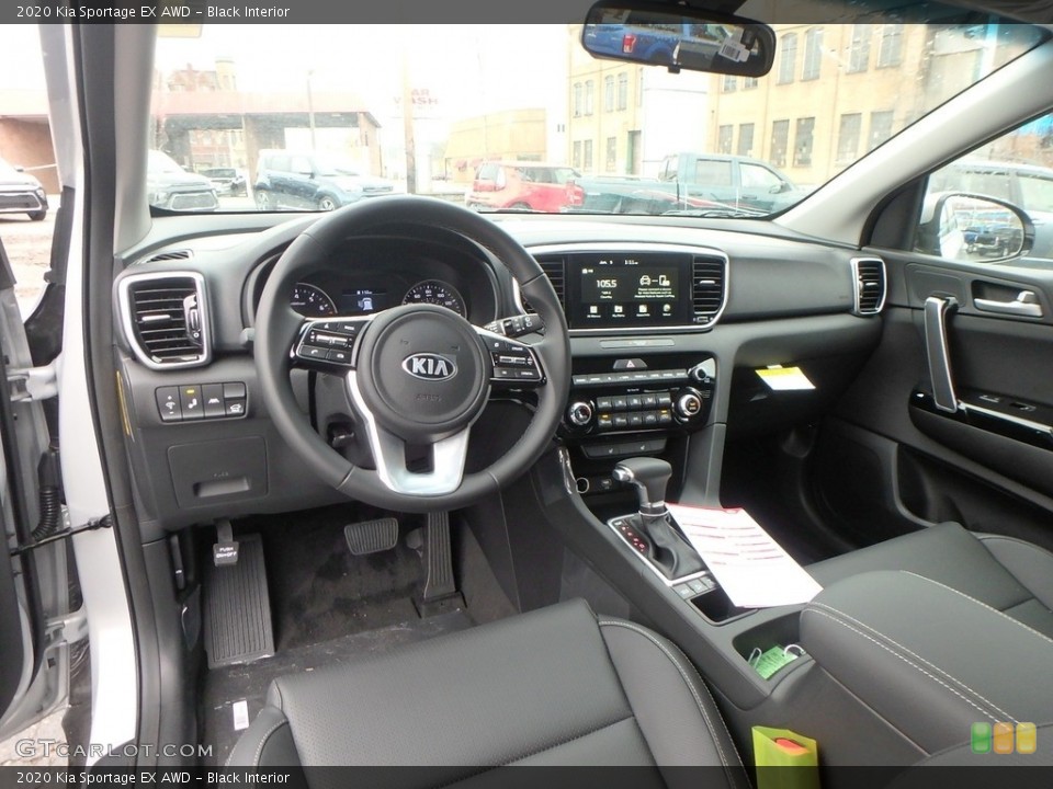 Black Interior Photo for the 2020 Kia Sportage EX AWD #132939206