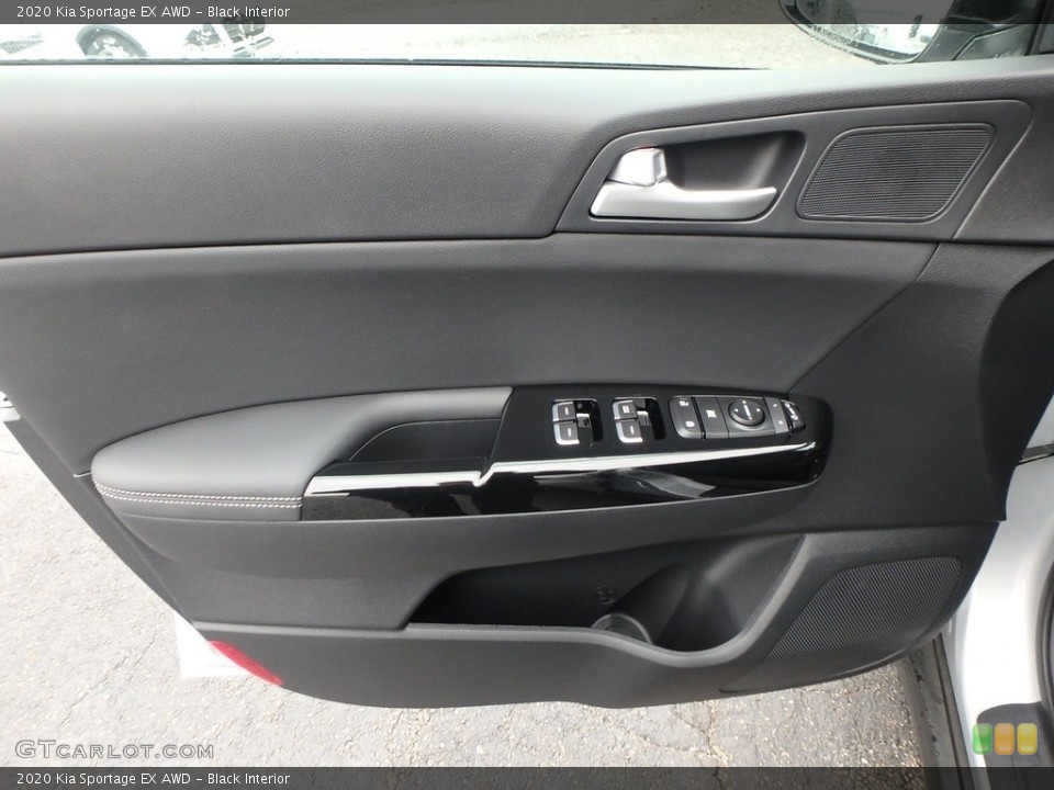Black Interior Door Panel for the 2020 Kia Sportage EX AWD #132939224