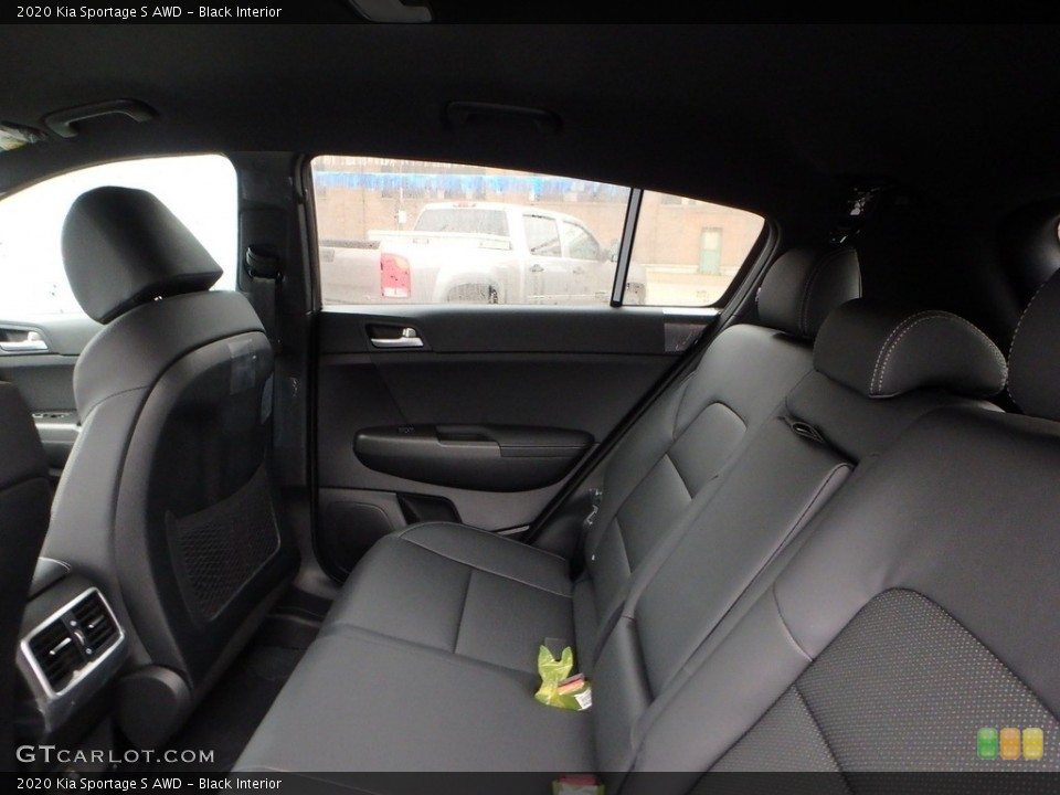 Black Interior Front Seat for the 2020 Kia Sportage S AWD #132939692