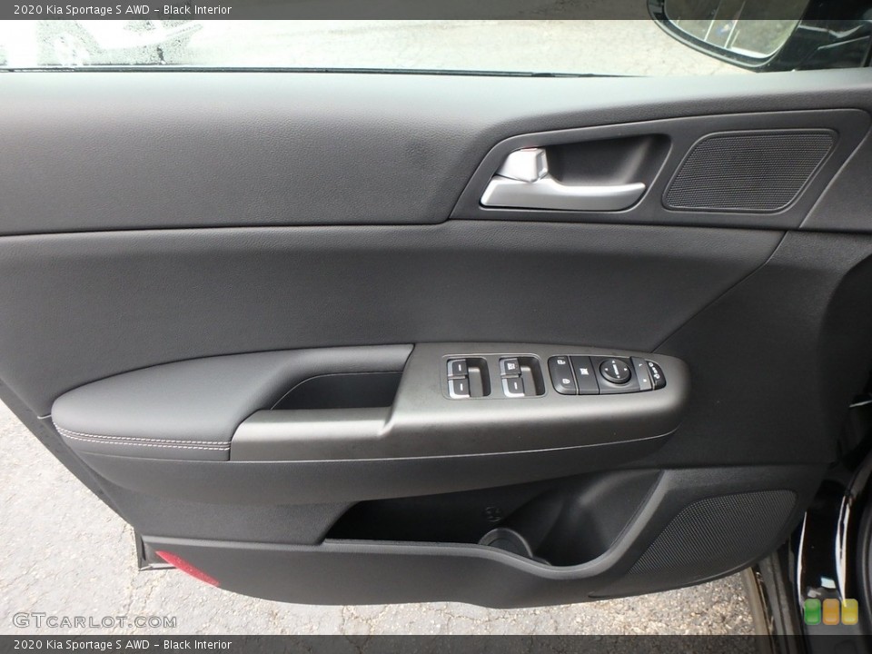 Black Interior Door Panel for the 2020 Kia Sportage S AWD #132939755
