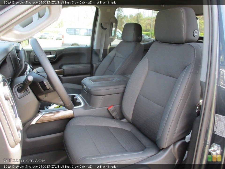 Jet Black Interior Front Seat for the 2019 Chevrolet Silverado 1500 LT Z71 Trail Boss Crew Cab 4WD #132945276