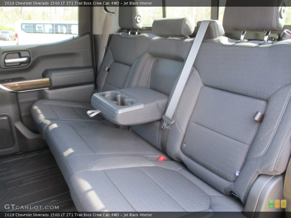 Jet Black Interior Rear Seat for the 2019 Chevrolet Silverado 1500 LT Z71 Trail Boss Crew Cab 4WD #132945296