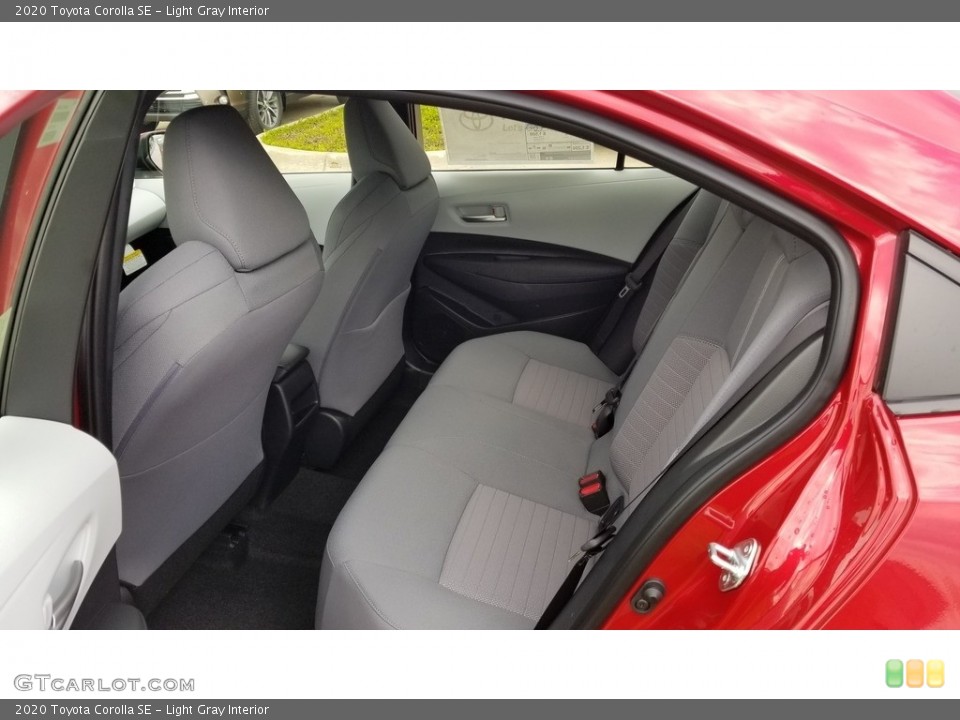 Light Gray Interior Rear Seat for the 2020 Toyota Corolla SE #132946223