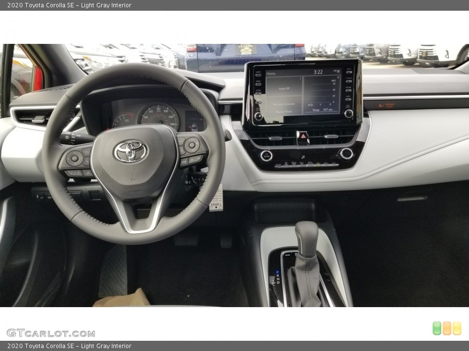 Light Gray Interior Dashboard for the 2020 Toyota Corolla SE #132946241