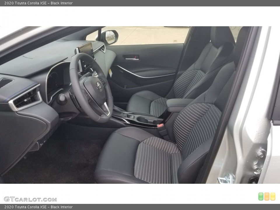 Black Interior Photo For The 2020 Toyota Corolla Xse
