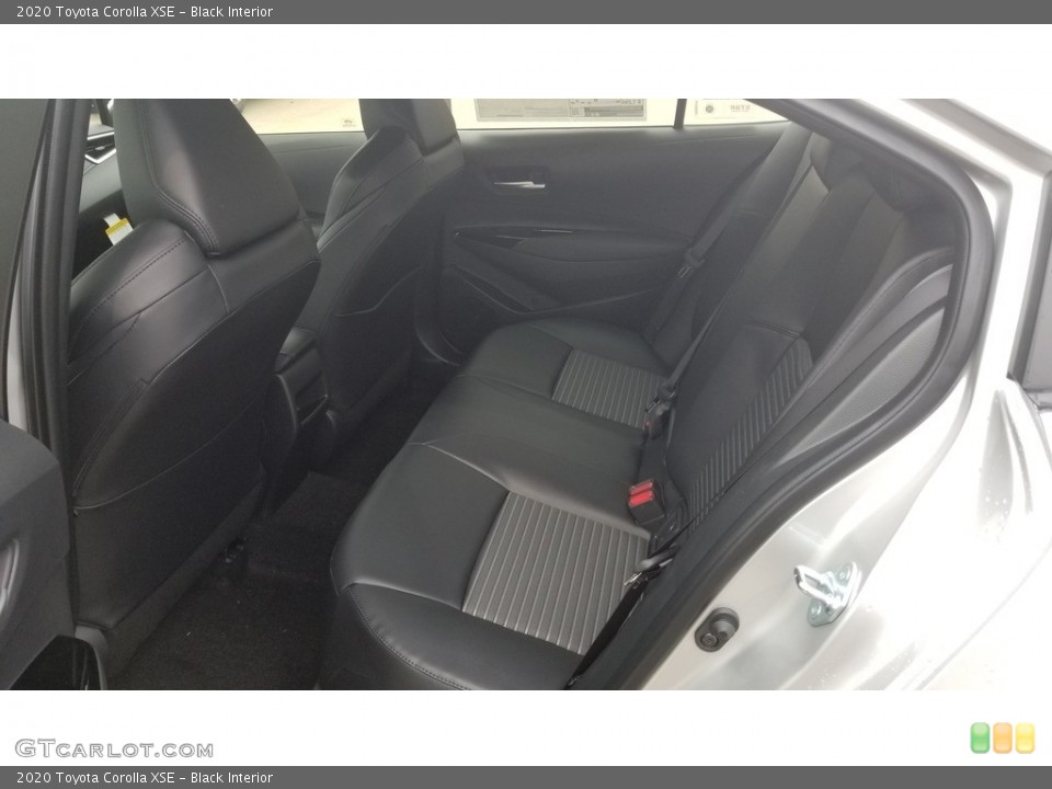 Black Interior Rear Seat for the 2020 Toyota Corolla XSE #132946568