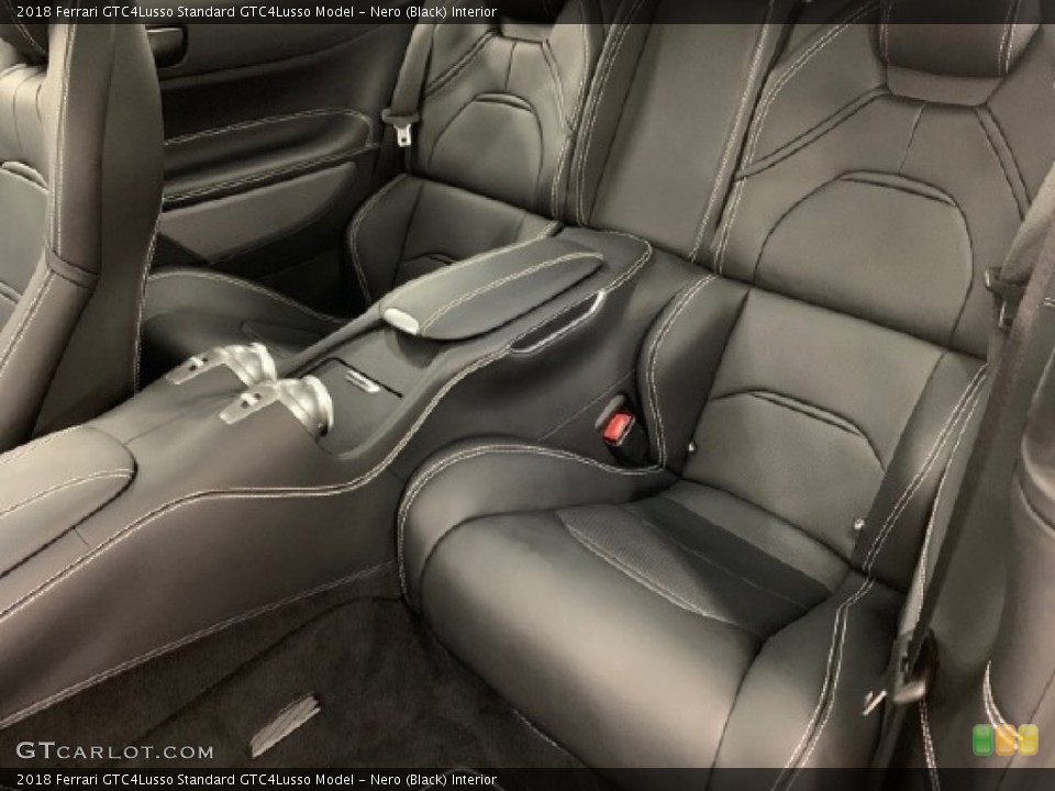 Nero (Black) Interior Rear Seat for the 2018 Ferrari GTC4Lusso  #132953435