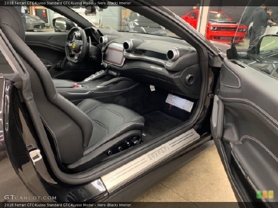 Nero (Black) Interior Front Seat for the 2018 Ferrari GTC4Lusso  #132953460