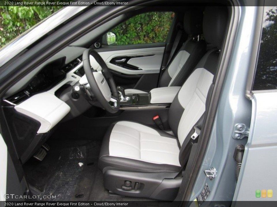 Cloud/Ebony Interior Front Seat for the 2020 Land Rover Range Rover Evoque First Edition #132957578
