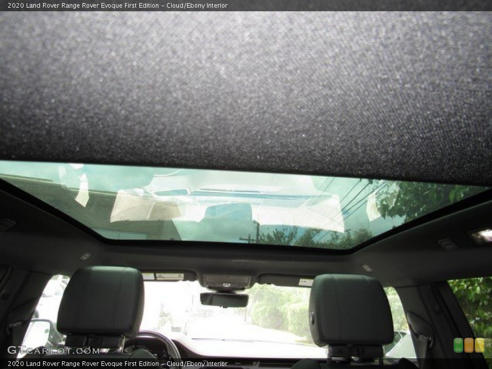 Cloud/Ebony Interior Sunroof for the 2020 Land Rover Range Rover Evoque First Edition #132957839