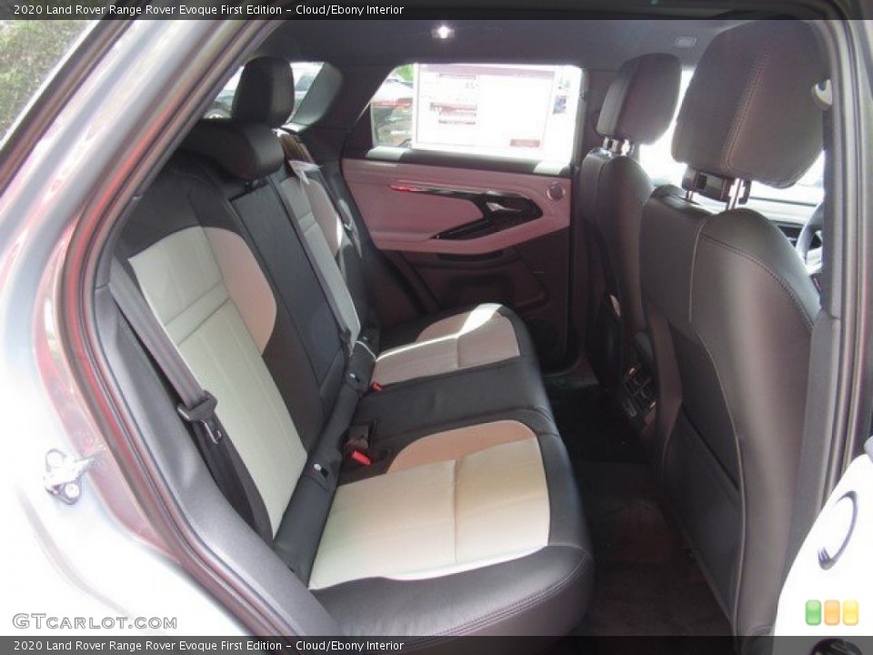 Cloud/Ebony Interior Rear Seat for the 2020 Land Rover Range Rover Evoque First Edition #132957854