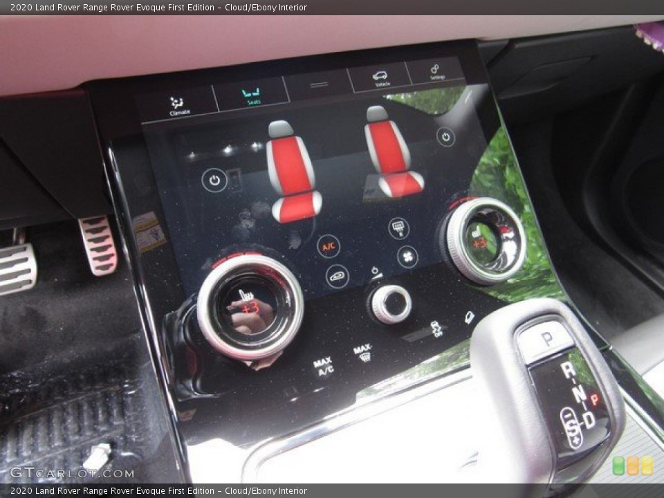 Cloud/Ebony Interior Controls for the 2020 Land Rover Range Rover Evoque First Edition #132958169