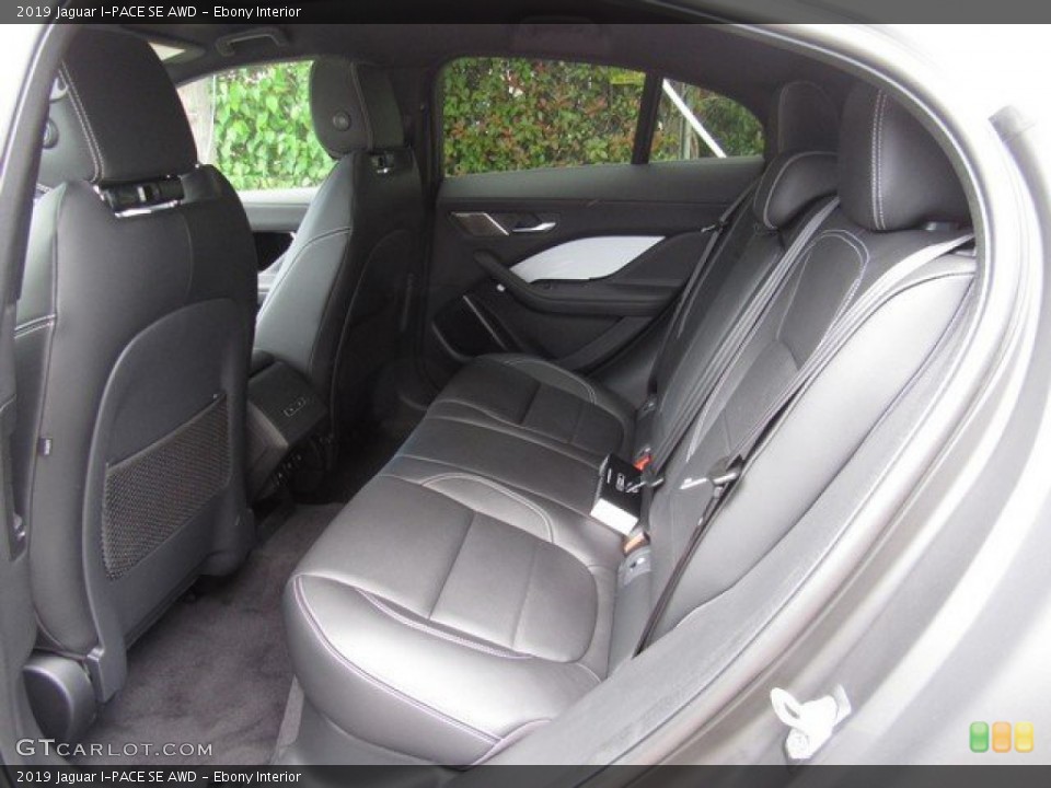 Ebony Interior Rear Seat for the 2019 Jaguar I-PACE SE AWD #132959855