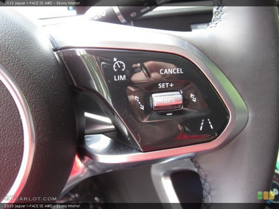 Ebony Interior Steering Wheel for the 2019 Jaguar I-PACE SE AWD #132959927