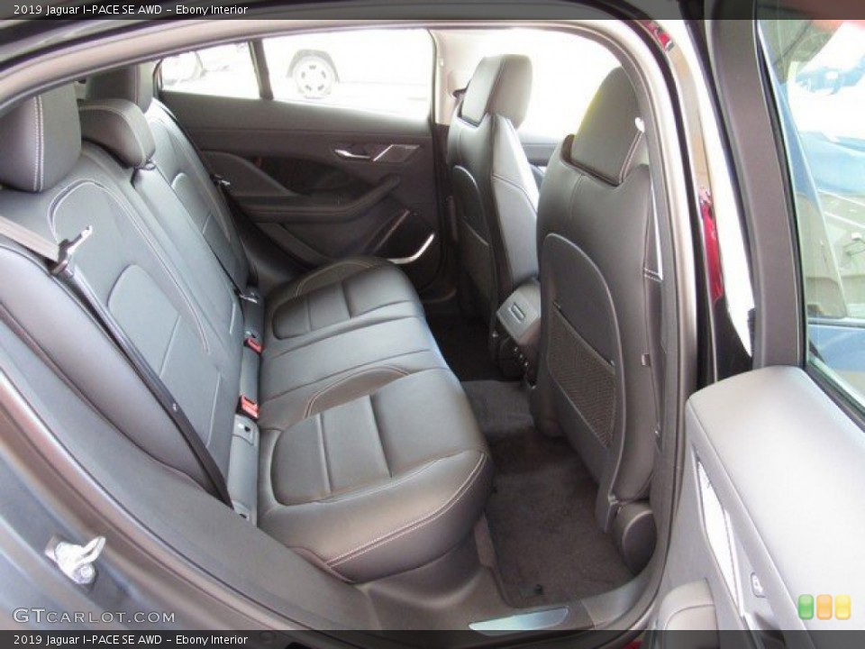 Ebony Interior Rear Seat for the 2019 Jaguar I-PACE SE AWD #132960068