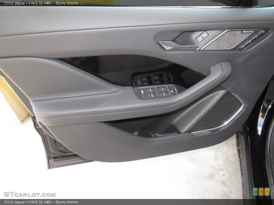 Ebony Interior Door Panel for the 2019 Jaguar I-PACE SE AWD #132960086