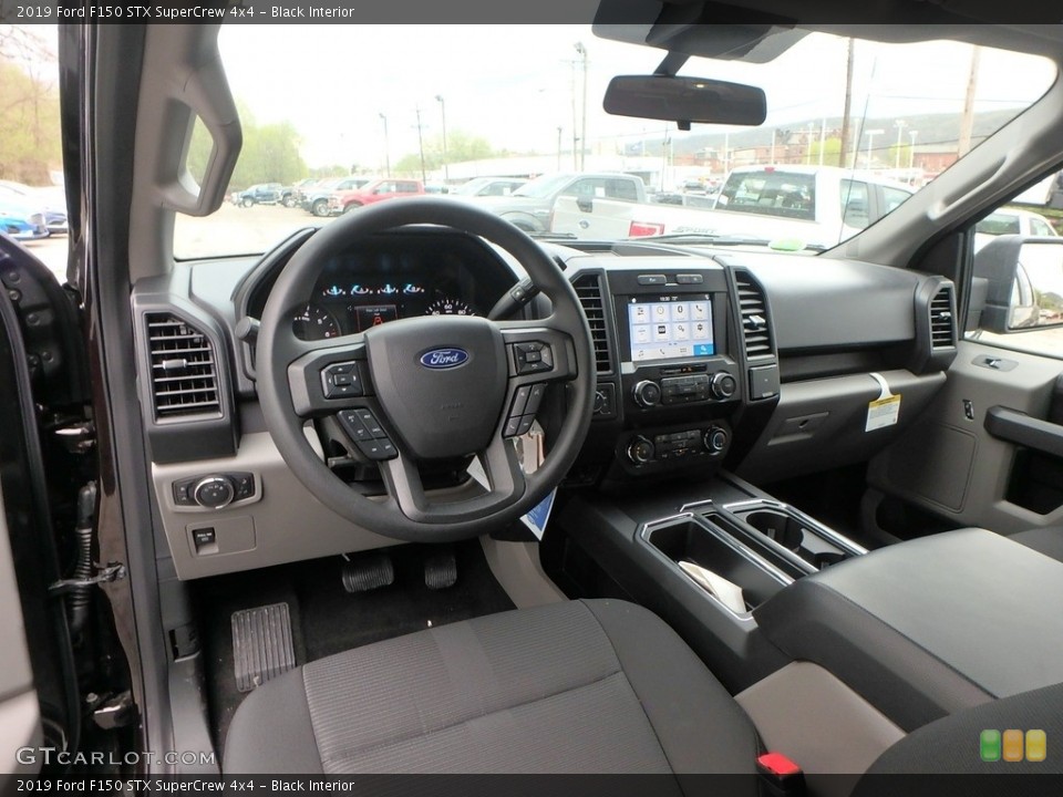 Black Interior Photo for the 2019 Ford F150 STX SuperCrew 4x4 #132962915