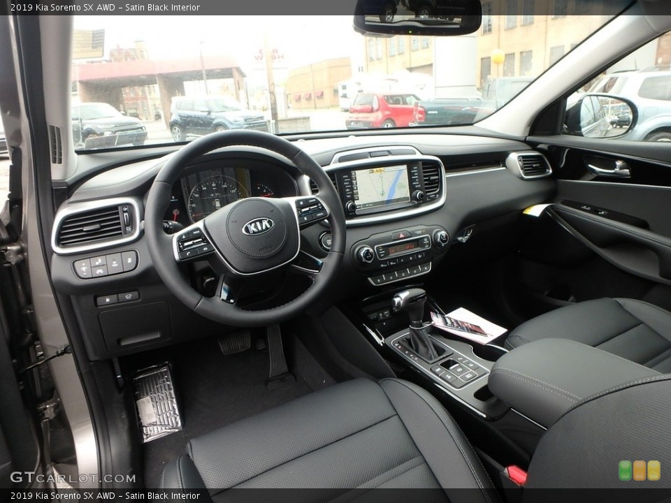 Satin Black Interior Photo for the 2019 Kia Sorento SX AWD #132964523