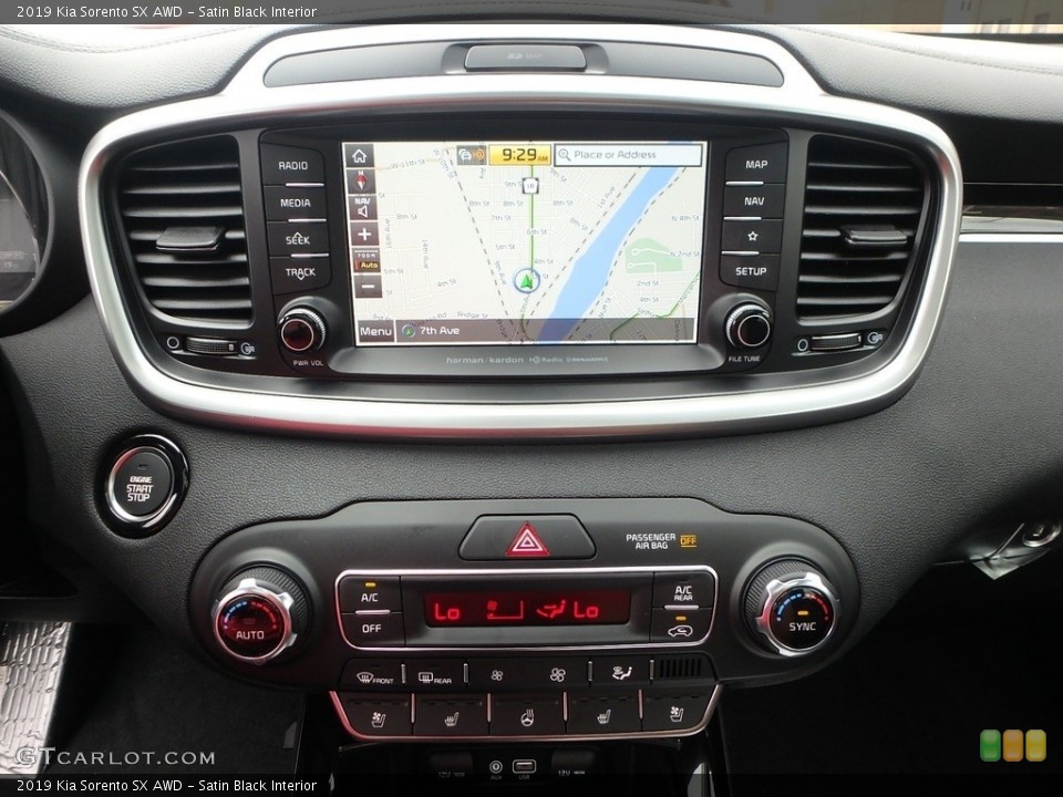 Satin Black Interior Navigation for the 2019 Kia Sorento SX AWD #132964640