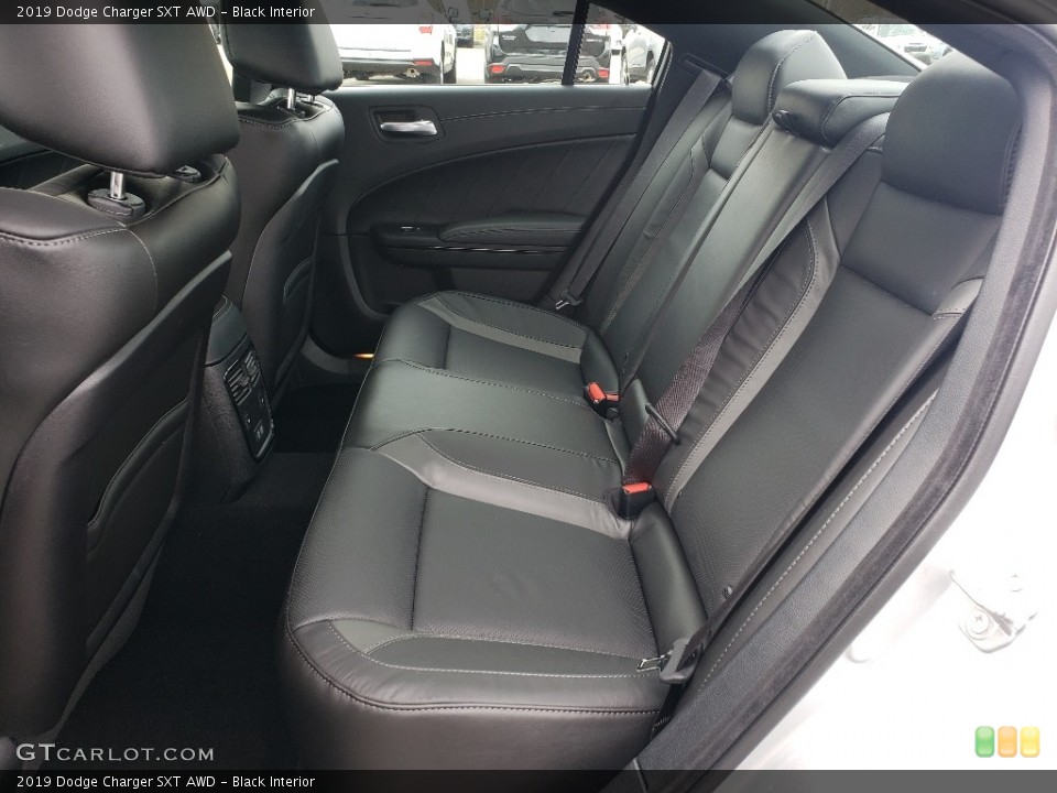 Black Interior Rear Seat for the 2019 Dodge Charger SXT AWD #132964794
