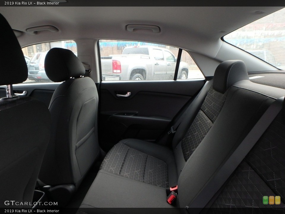Black Interior Rear Seat for the 2019 Kia Rio LX #132965629