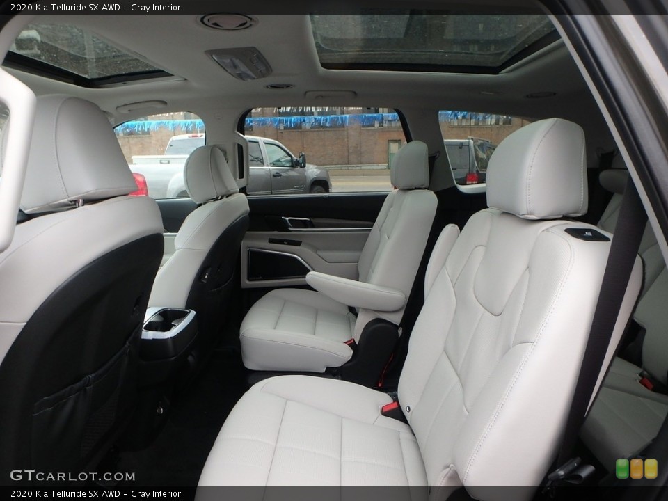 Gray Interior Rear Seat for the 2020 Kia Telluride SX AWD #132966019