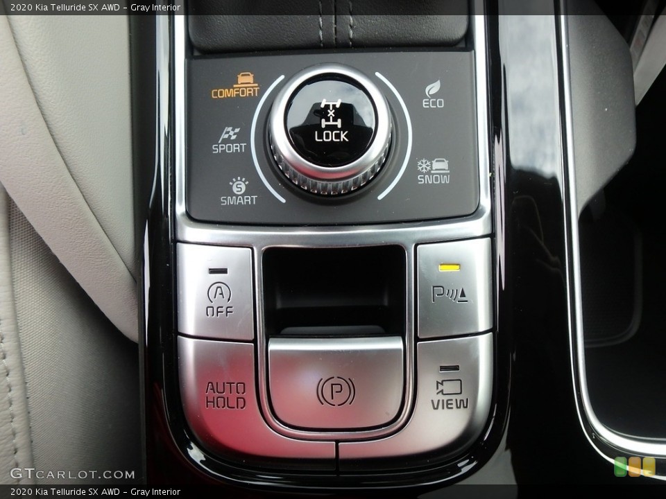 Gray Interior Controls for the 2020 Kia Telluride SX AWD #132966122