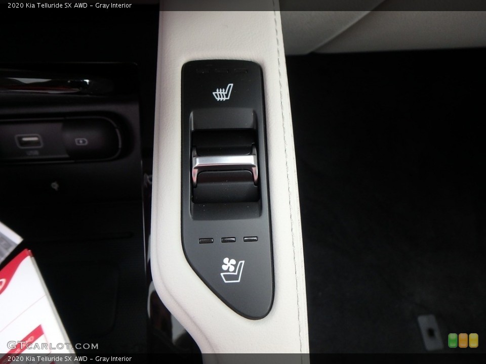 Gray Interior Controls for the 2020 Kia Telluride SX AWD #132966164
