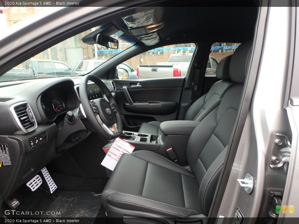 Black Interior Photo for the 2020 Kia Sportage S AWD #132966389